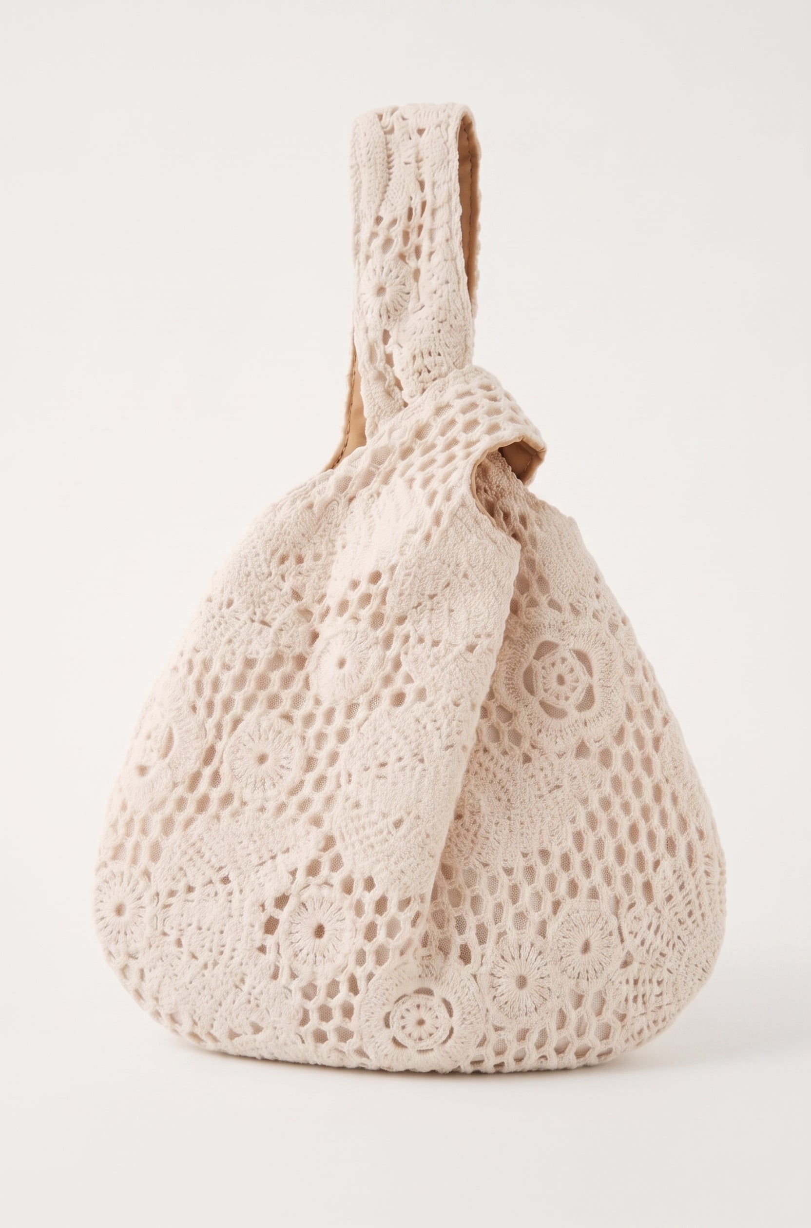 Ivory Crochet Nara Bag