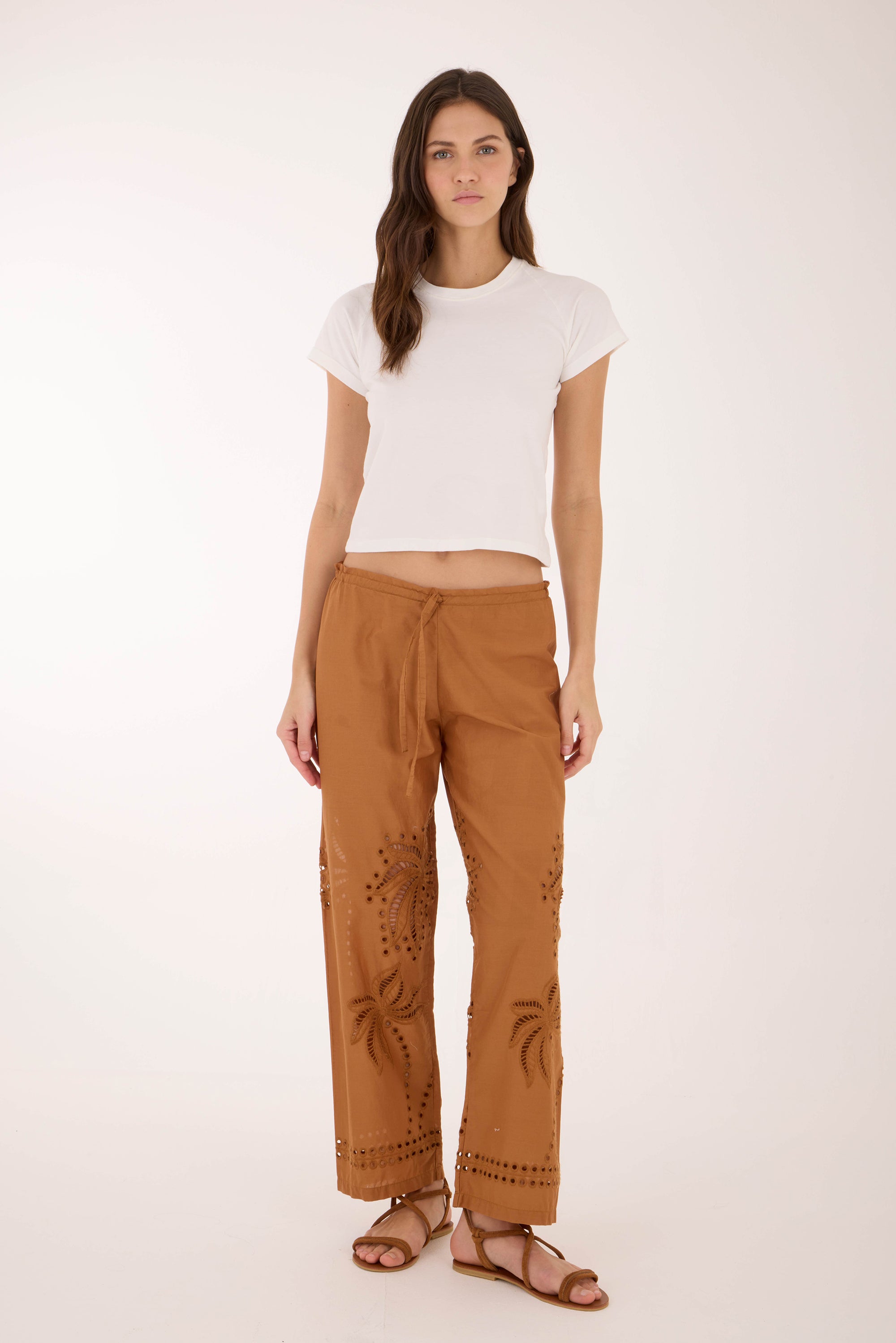 Coco Bloom Brown Pants