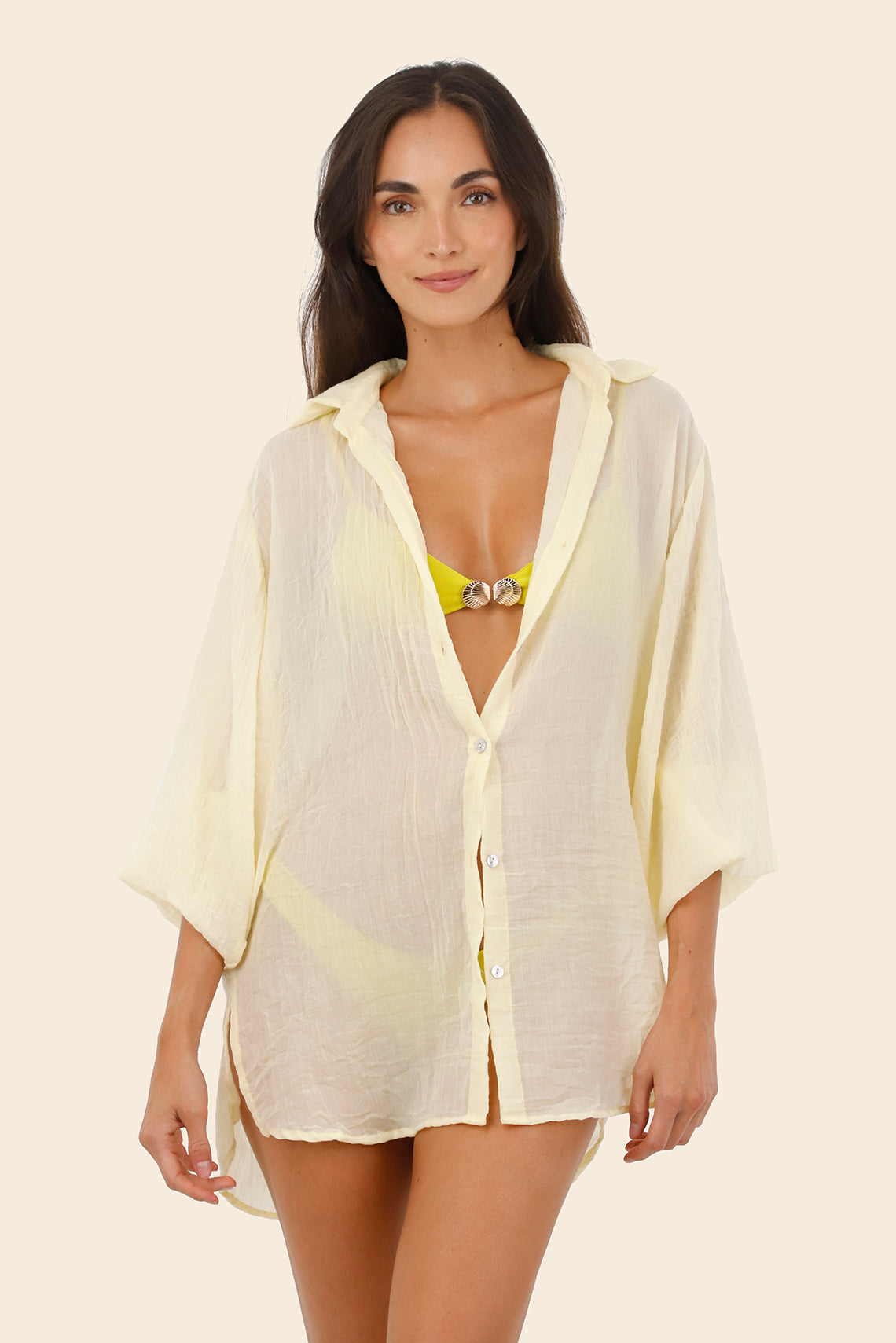 Buttercream Akumal Shirt
