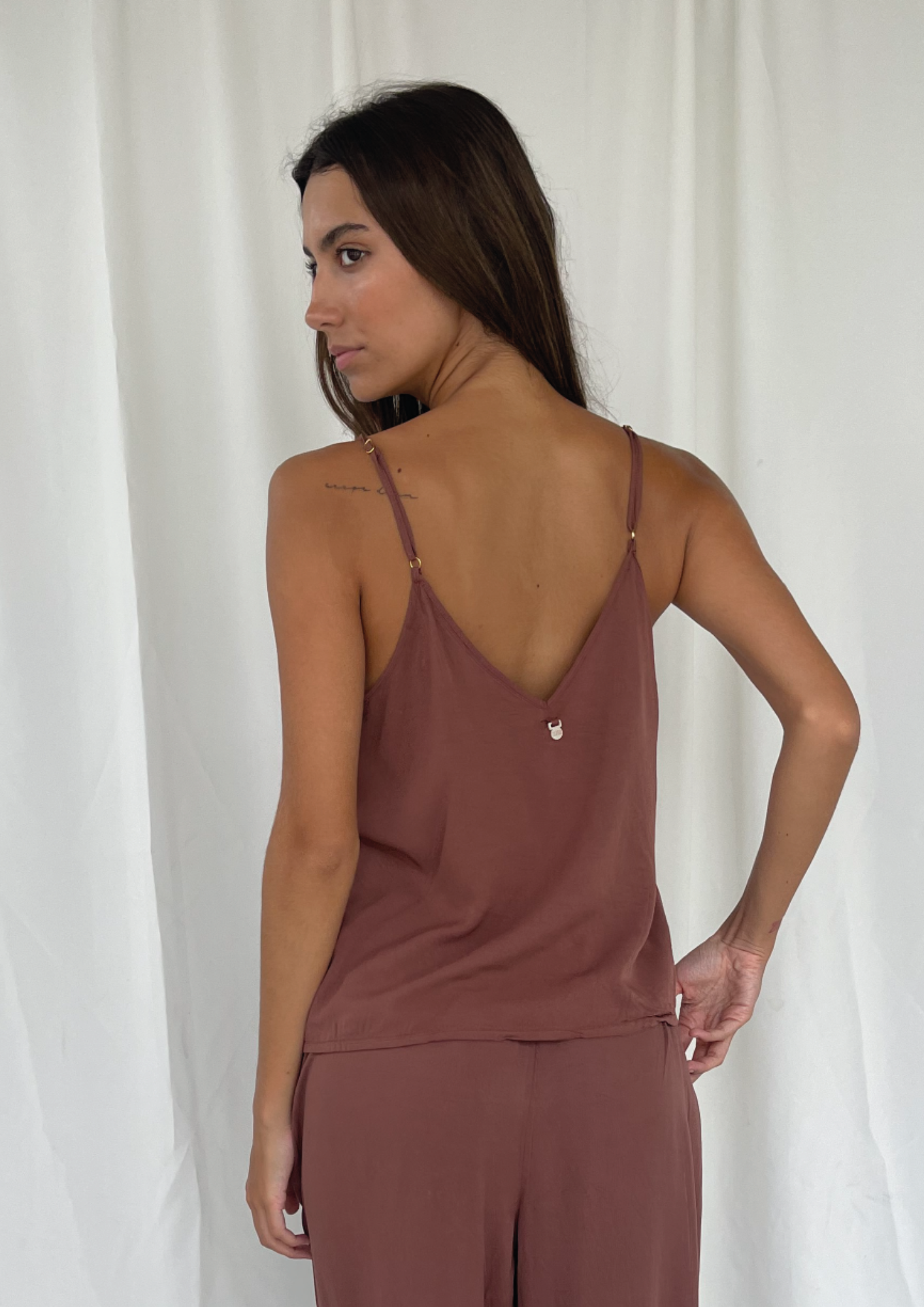 Earth Brown Pajama Top
