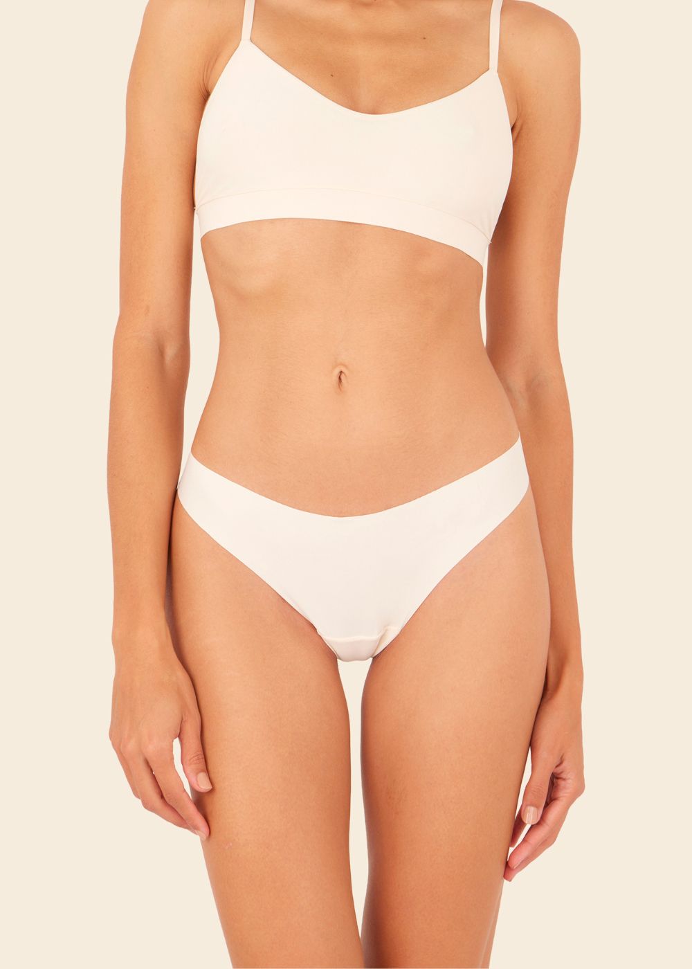 Beige Soul Thong