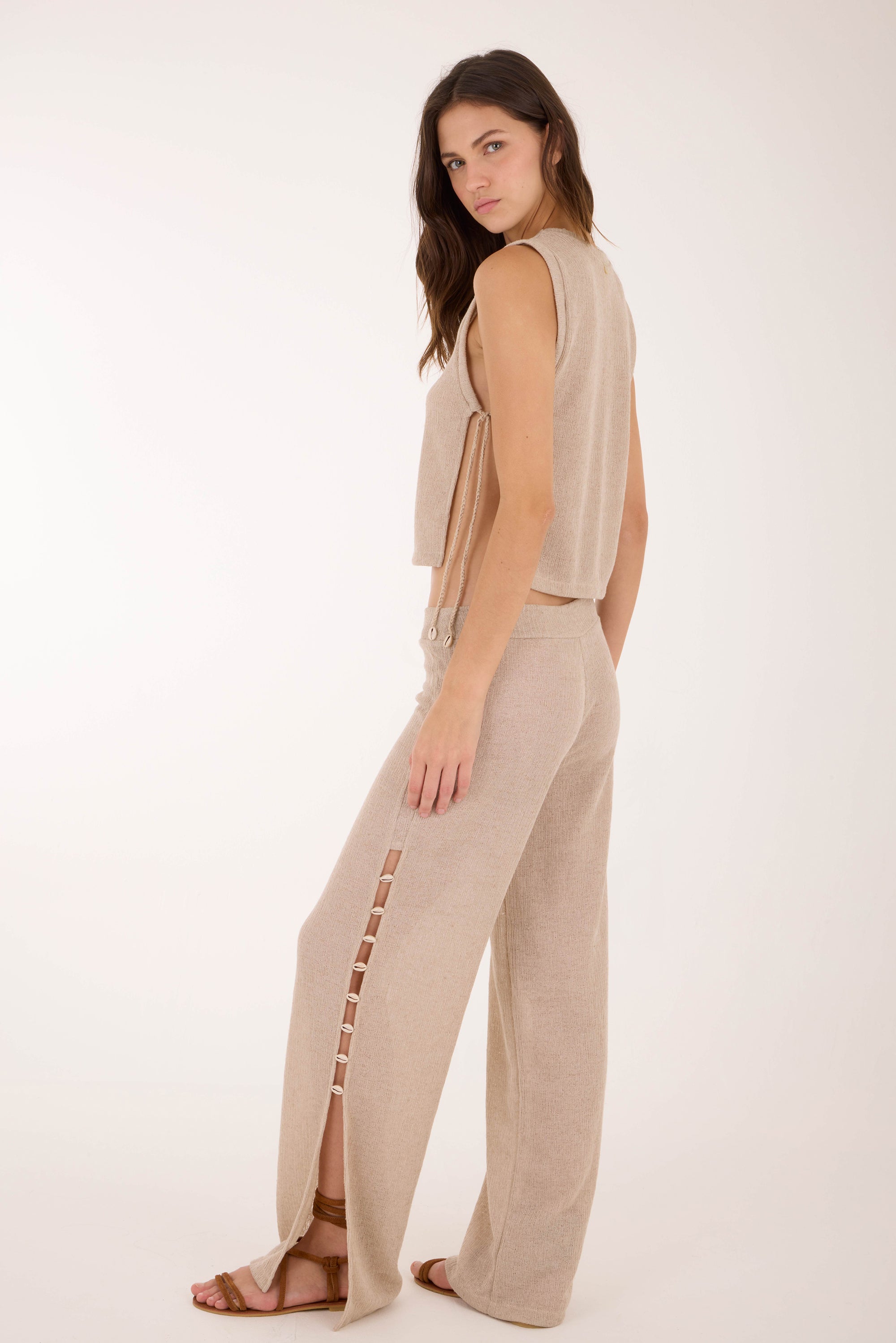 Coastal Sand Nacre Pant