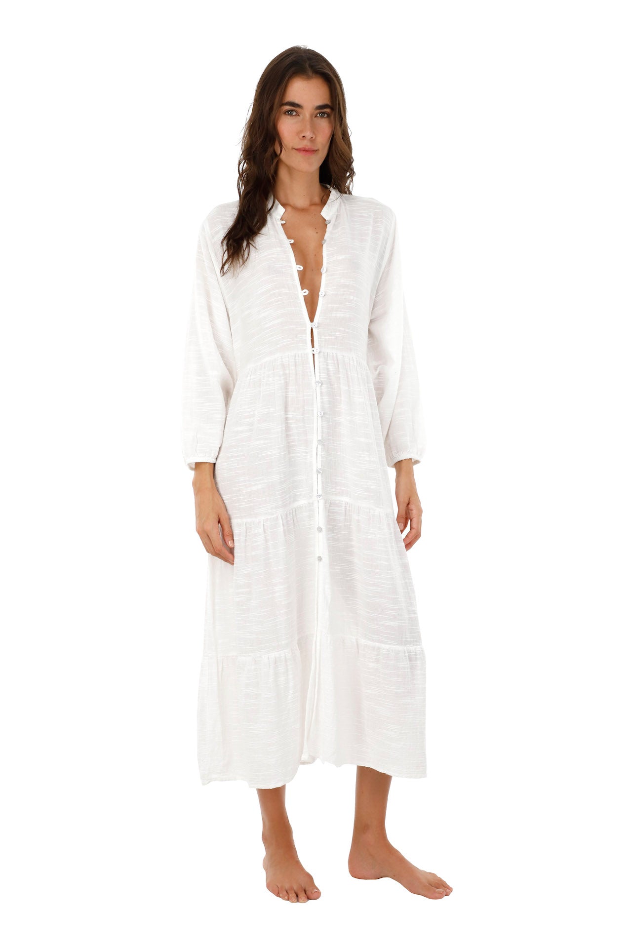 White Cappadocia Maxi Dress
