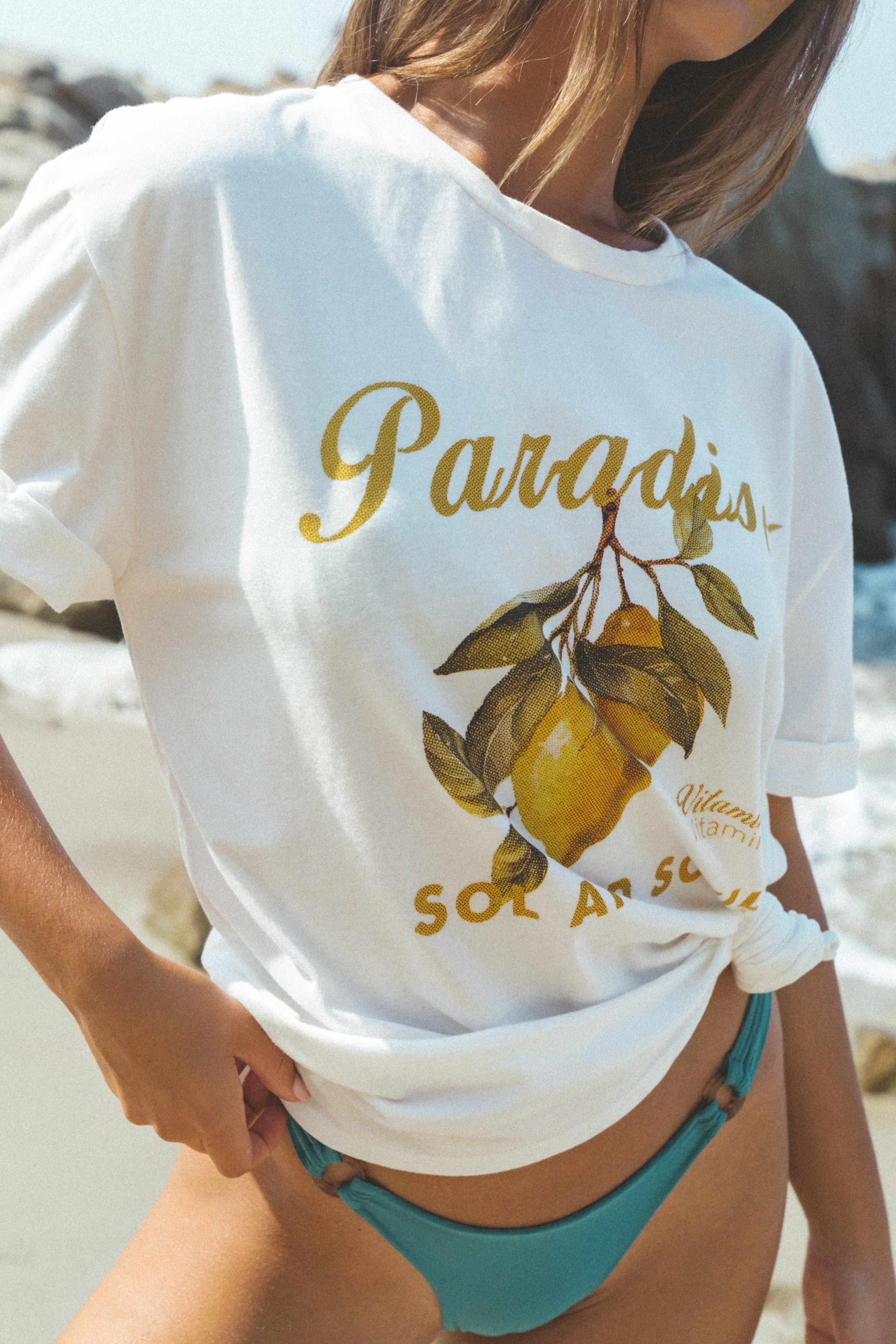 Paradise Splash Oversize T-Shirt