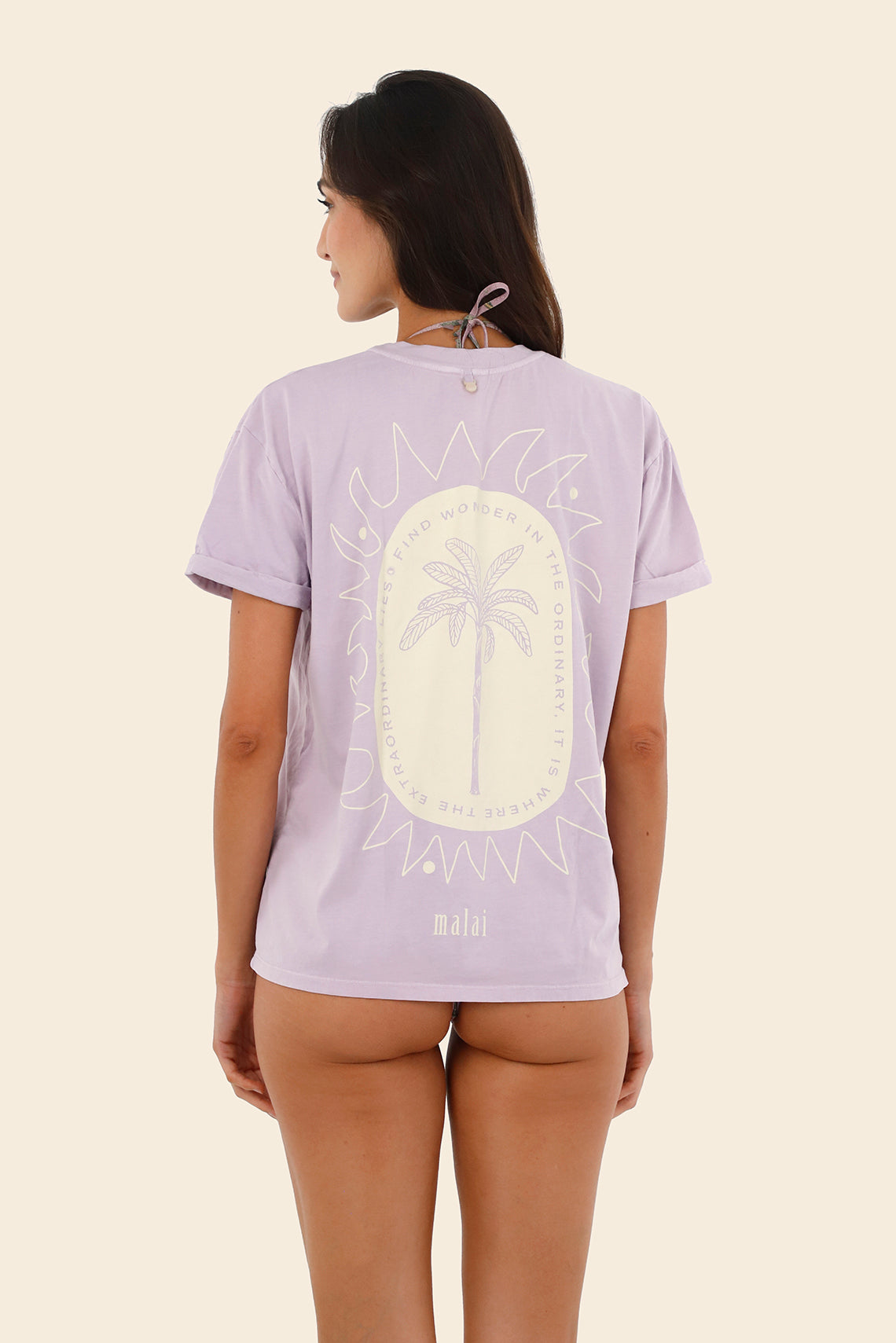 Flowing Orchid Overzise T Shirt
