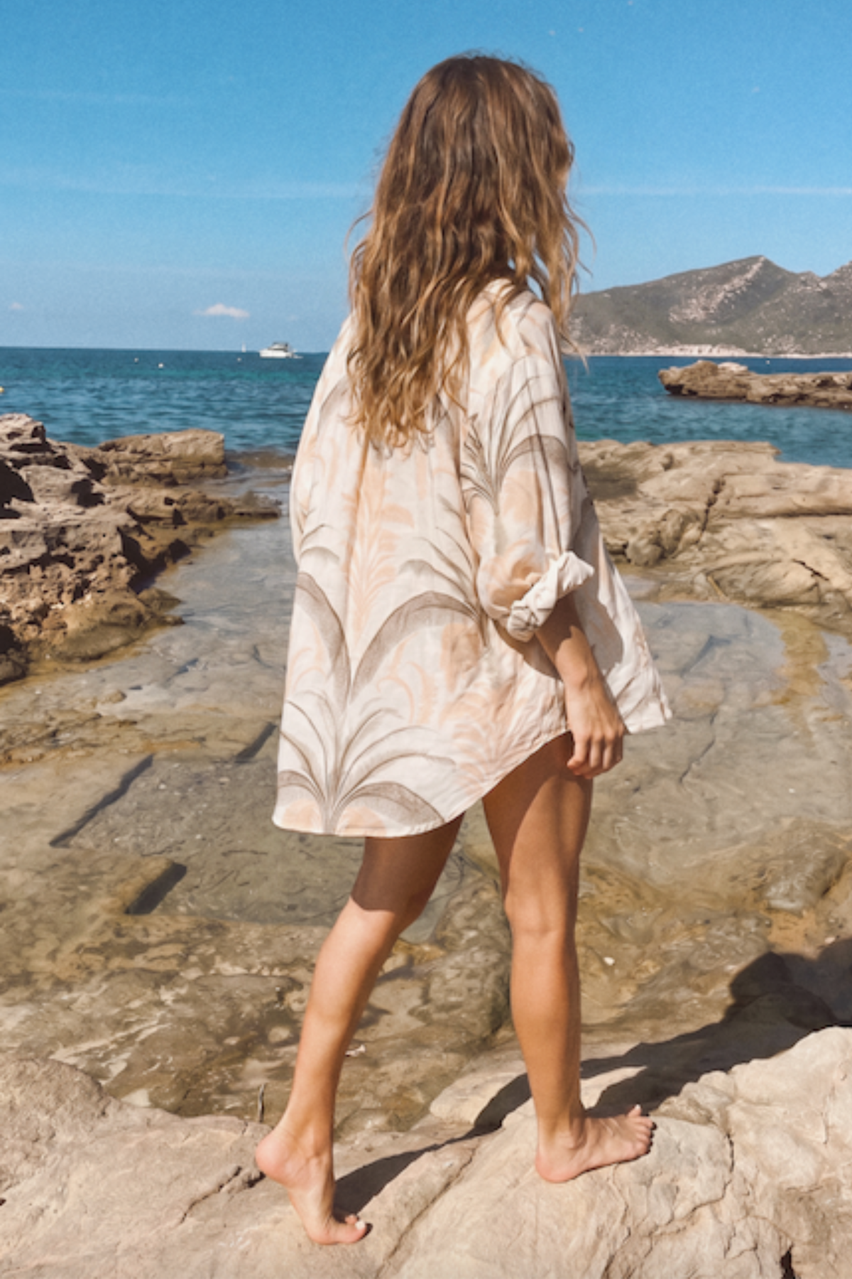 Ivory Sunset Oasis Akumal Shirt