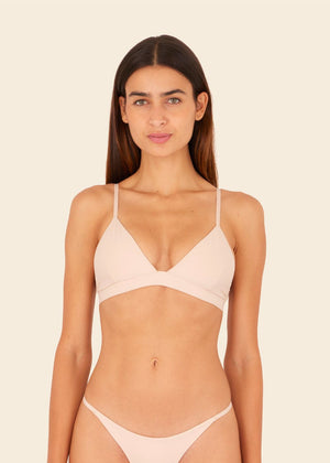 Sun Kiss Nude Triangle Top