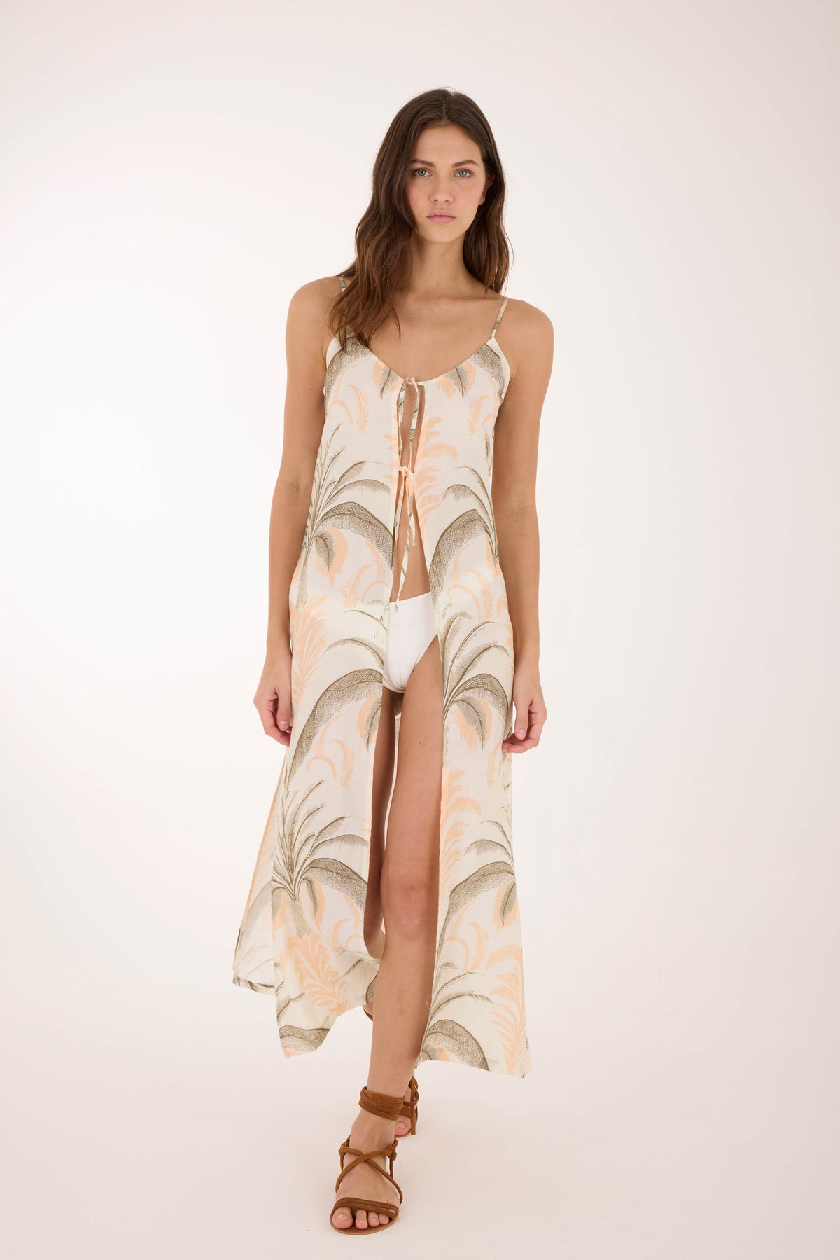 Ivory Sunset Oasis Kimono